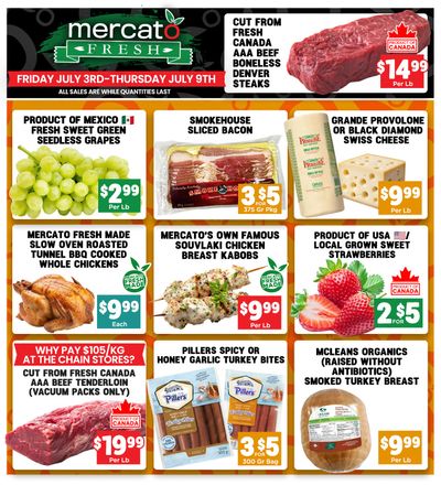 Mercato Fresh Flyer July 3 to 9