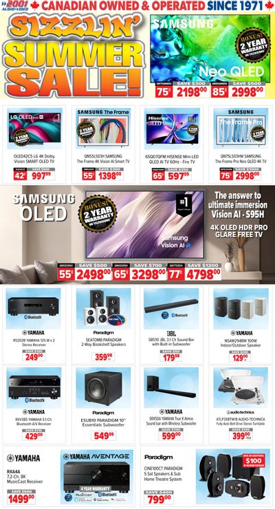 2001 Audio Video Flyer July 3 to 9
