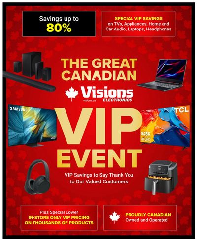 Visions Electronics Flyer July 3 to 9