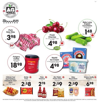 AG Foods Flyer July 3 to 9