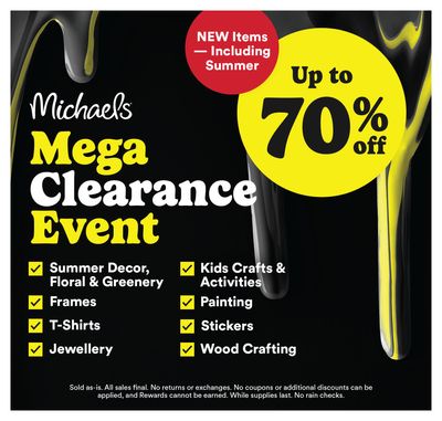 Michael's Flyer July 3 to 9