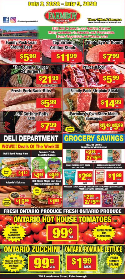 Farmboy Peterborough Flyer July 3 to 9