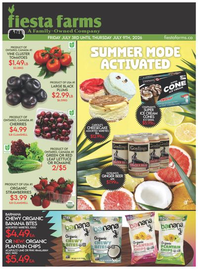 Fiesta Farms Flyer July 3 to 9