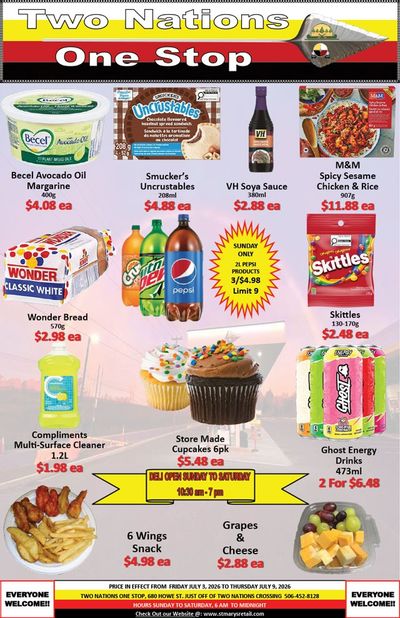 Two Nations One Stop Flyer July 3 to 9