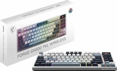 Amazon.ca: MSI Forge GK600 TKL W Sky US 2.4GHz Wireless
