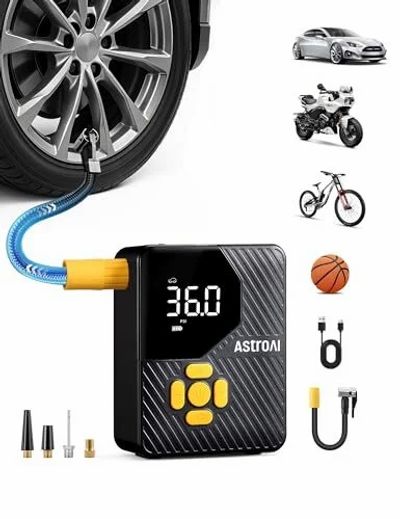 Amazon.ca: AstroAI L7 Mini Tire Inflator/air compressor - 29.98
