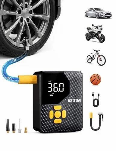 Amazon.ca: AstroAI L7 Mini Tire Inflator/air compressor - 29.98