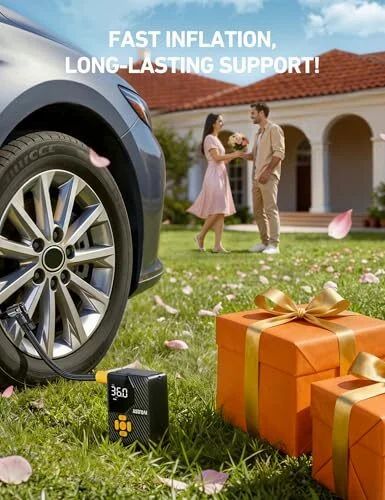 Amazon.ca: AstroAI L7 Mini Tire Inflator/air compressor - 29.98