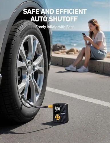 Amazon.ca: AstroAI L7 Mini Tire Inflator/air compressor - 29.98