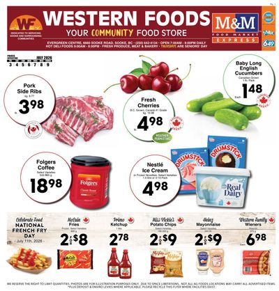 Western Foods Flyer July 3 to 9