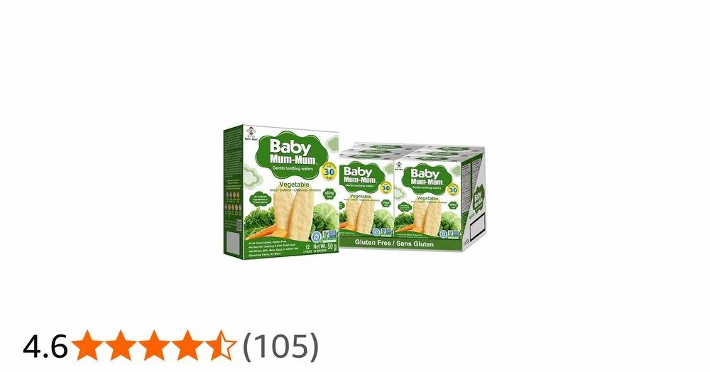Amazon.ca: Baby mum mum PRICE ERROR $7.49 pack of 6