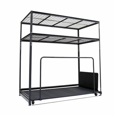 Canadian Tire: Mastercraft Seasonal Storage Rack with Rolling Platform Cart, Black, 65.5-in x 35.5-in x 68-in YMMV Starting at $65