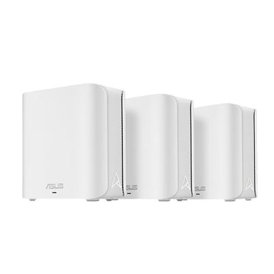 ASUS ZenWiFi BD4 Dual-Band WiFi 7 Mesh, 3600 Mbps, 6500 sq.ft. (3pk), Dual 2.5G Ports, Security and Parental Controls Included, Smart Home Master SSIDs