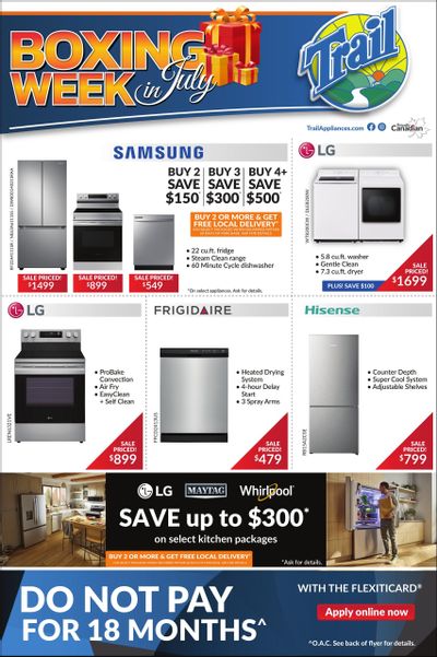 Trail Appliances (AB & SK) Flyer July 2 to 8