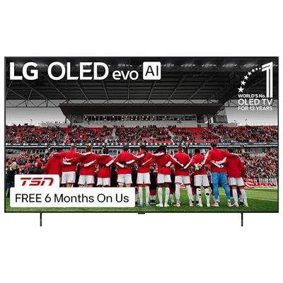 LG 65-Inch B6 OLED AI 4K Smart TV – α8 AI Processor Gen3, AI Super Upscaling 4K, Dolby Vision/Atmos,Filmmaker Mode, 120Hz Refresh Rate, webOS, Magic Remote (OLED65B6GUA, 2026)