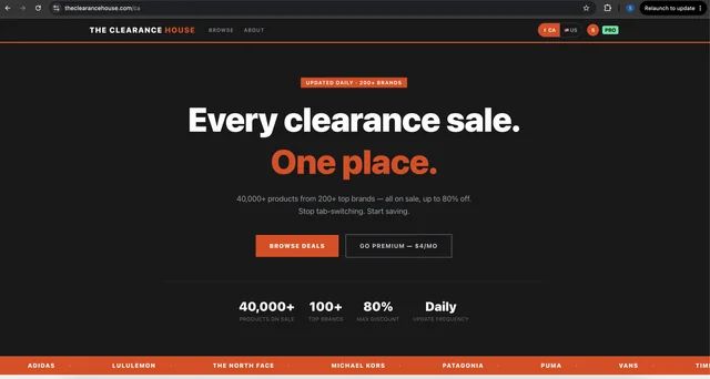 Update #2: 40,000+ brands, 100+ brands now!! Also the top comment from my last post is now a real feature.