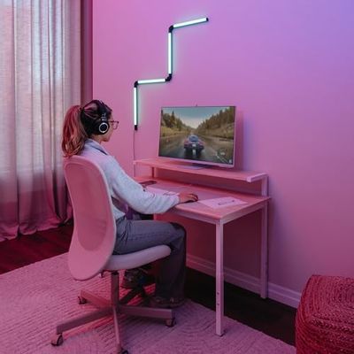 (ATL) Artika Fitch Smart Foldable RGB LED Gaming Floor Lamp - Adjustable/Multicolor