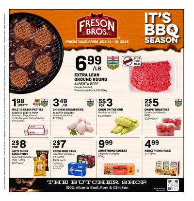 Freson Bros. Flyer July 10 to 16