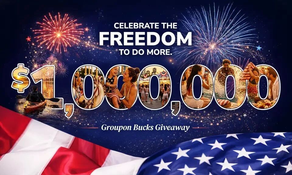 Groupon July 4th $5 USD Credit - Free