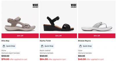 Clarks Shoes Canada End of Season Event Sale: Save 30% Off Select Styles
