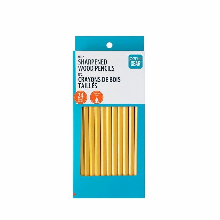 Walmart: Pen+Gear # 2 HB Woodcase Pencils, Sharpened, Yellow, 24 Count $1.00 (reg. $3.97)