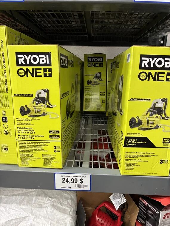 Princess Auto: Ryobi 1 Gallon 18V Electric Sprayer (Tool Only) $24.99