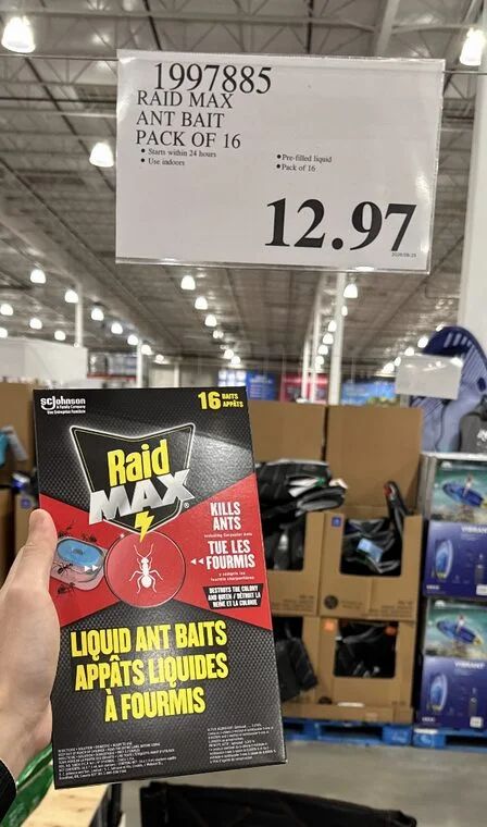 Amazon.ca: Amazon / Walmart - Raid Max Liquid Ant Baits - 2.97 ($6.97 less $4 CO51)