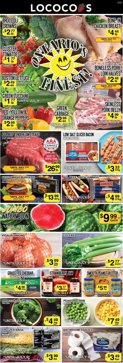 Lococo's Flyer July 6 to 9