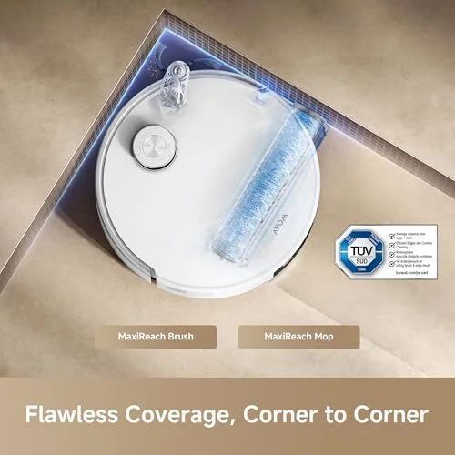 Amazon.ca: Mova Z60 Ultra Roller SA Robot Vacuum and Mop (White) New ATL