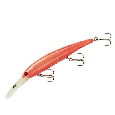 Bandit Walleye Deep Glo Pink Silver Sparkle 4 3/4 in