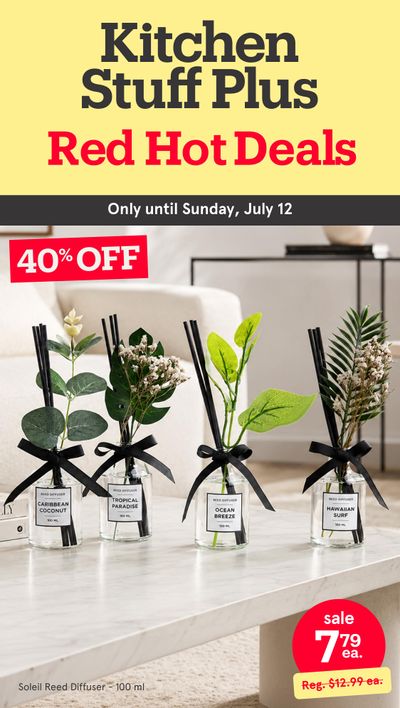 Kitchen Stuff Plus Red Hot Deals Flyer July 6 to 12