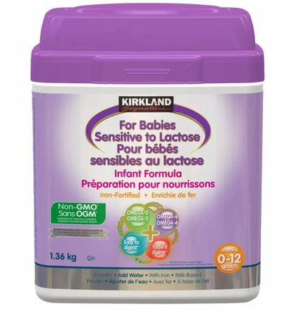 Costco: Canada Wide. Kirkland Signature Infant Formula. $9 off. Reg. $43.99. 1.36 kg. NonGMO and Sensitive varieties.