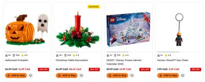 LEGO Canada Offers & Sale: Save up to 70% + Gift With Purchase Offers