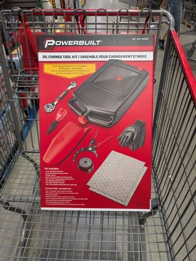 Costco: Powerbuilt Oil Change Tool Kit with 8 L Drain Pan - $29.99 in-store/$44.99 online