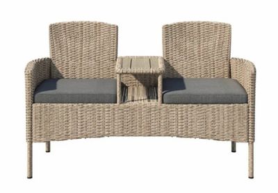 Rona: Sirio Lublin Tête-à-tête Outdoor Wicker Bench $128