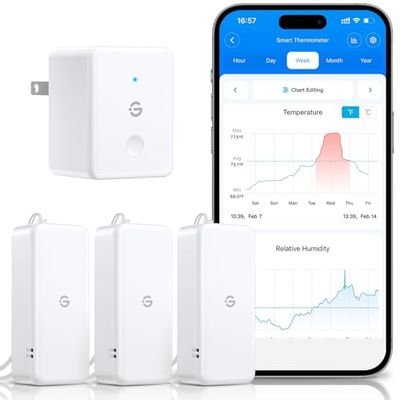 GoveeLife WiFi Hygrometer Thermometer 3 Pack