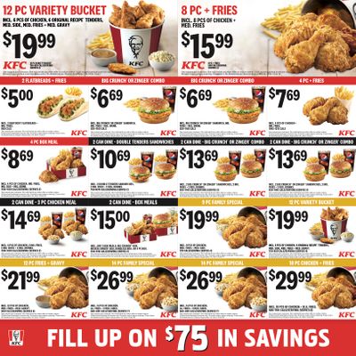 KFC Canada Mailer Coupons (Ontario), until September 29, 2019