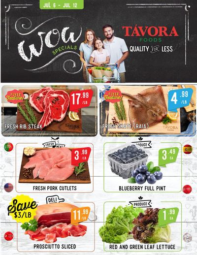 Tavora Foods Flyer July 6 to 12