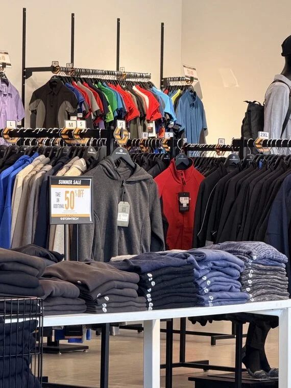 stormtech factory outlet: $5 t shirts and dry fit tshirts