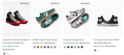 Converse Canada Summer Sale + Clearance: Save up to 50% off