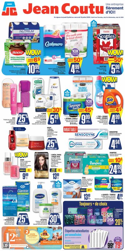 Jean Coutu Flyer July 9 to 15