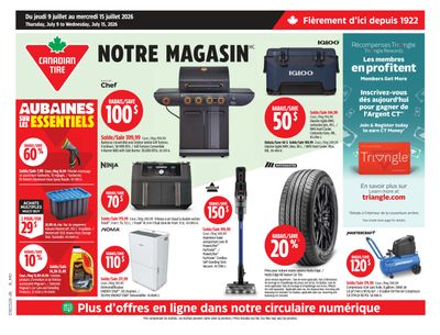 Canadian Tire (QC) Flyer July 9 to 15