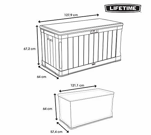 Amazon.ca: LIFETIME 116 Gallon Outdoor Storage Box $179.99
