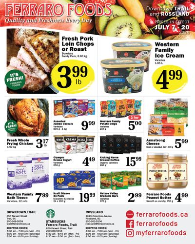 Ferraro Foods Bi-Weekly Flyer July 7 to 20