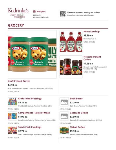 Kudrinko's Flyer July 7 to 20