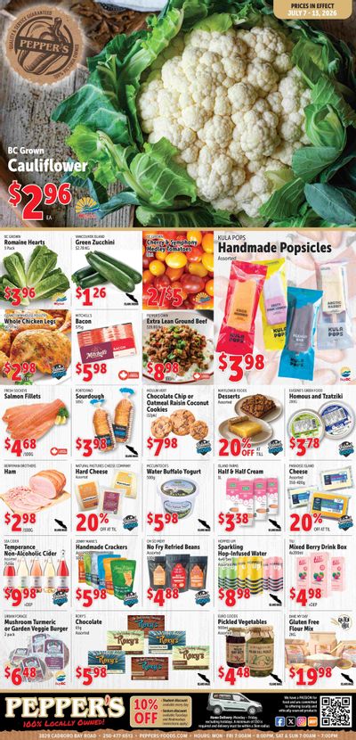 Pepper's Foods Flyer July 7 to 13
