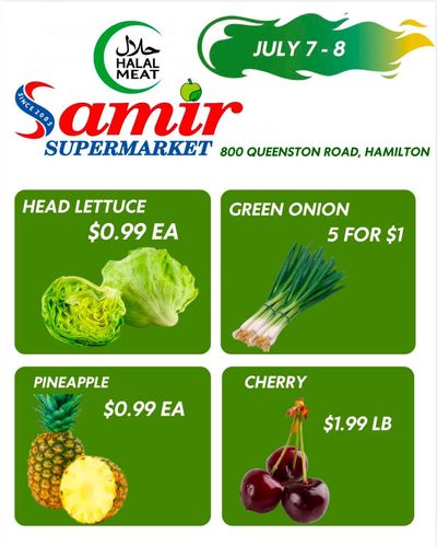 Samir Supermarket (Hamilton) Flyer July 7 and 8