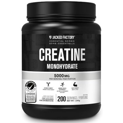 Jacked Factory Creatine Monohydrate Powder 1000g (Canadian)