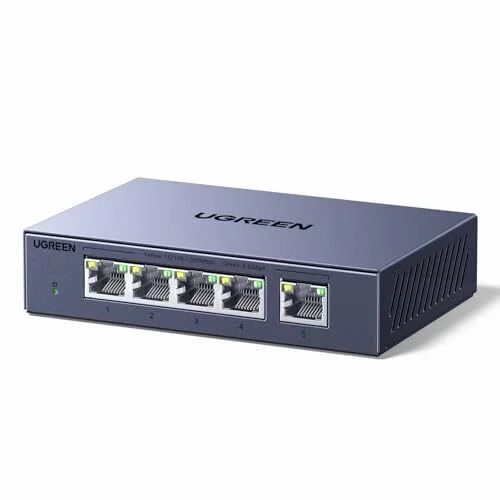 Amazon.ca: UGREEN 2.5Gb Metal 5 Port Switch - $53