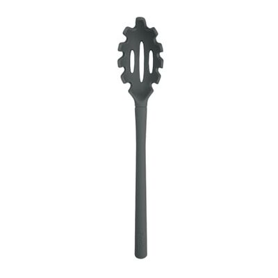 Tovolo Pasta Claw Spaghetti Spoon Charcoal Gray Silicone Scoop with Teeth, BPA Free Silicone Fork for Serving Spaghetti Linguine and Noodles, Heat Safe Serving Utensil
